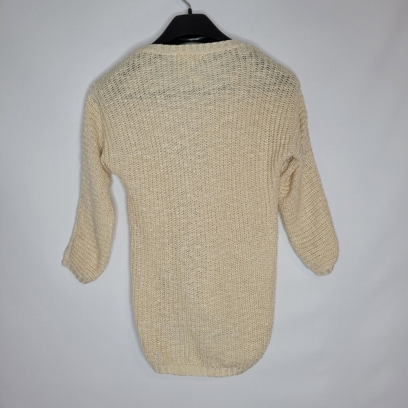 Pink Rose Lace Knit Sweater - Picture 5 of 6